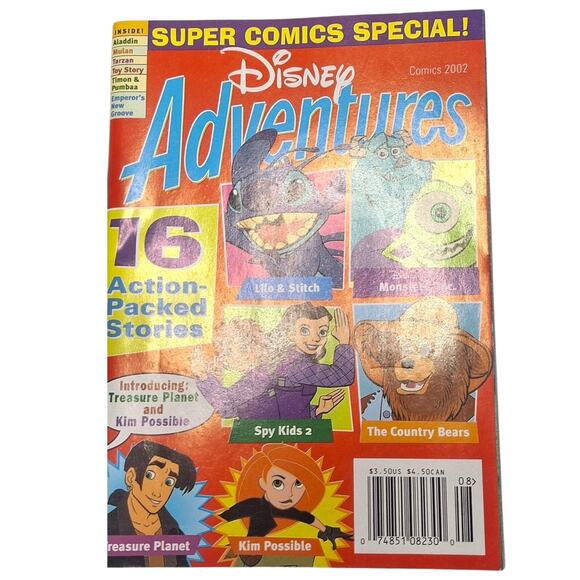 Disney Adventures Vintage Magazine 1999 2000 2002 Lot Of 3 Double Comic Edition - Picture 9 of 12